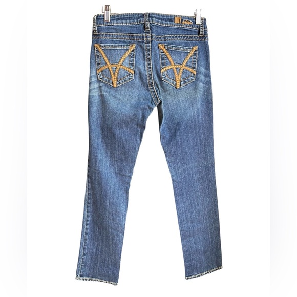 Kut from the Kloth Stevie Straight Leg Blue Jeans - 6 - Picture 2 of 10
